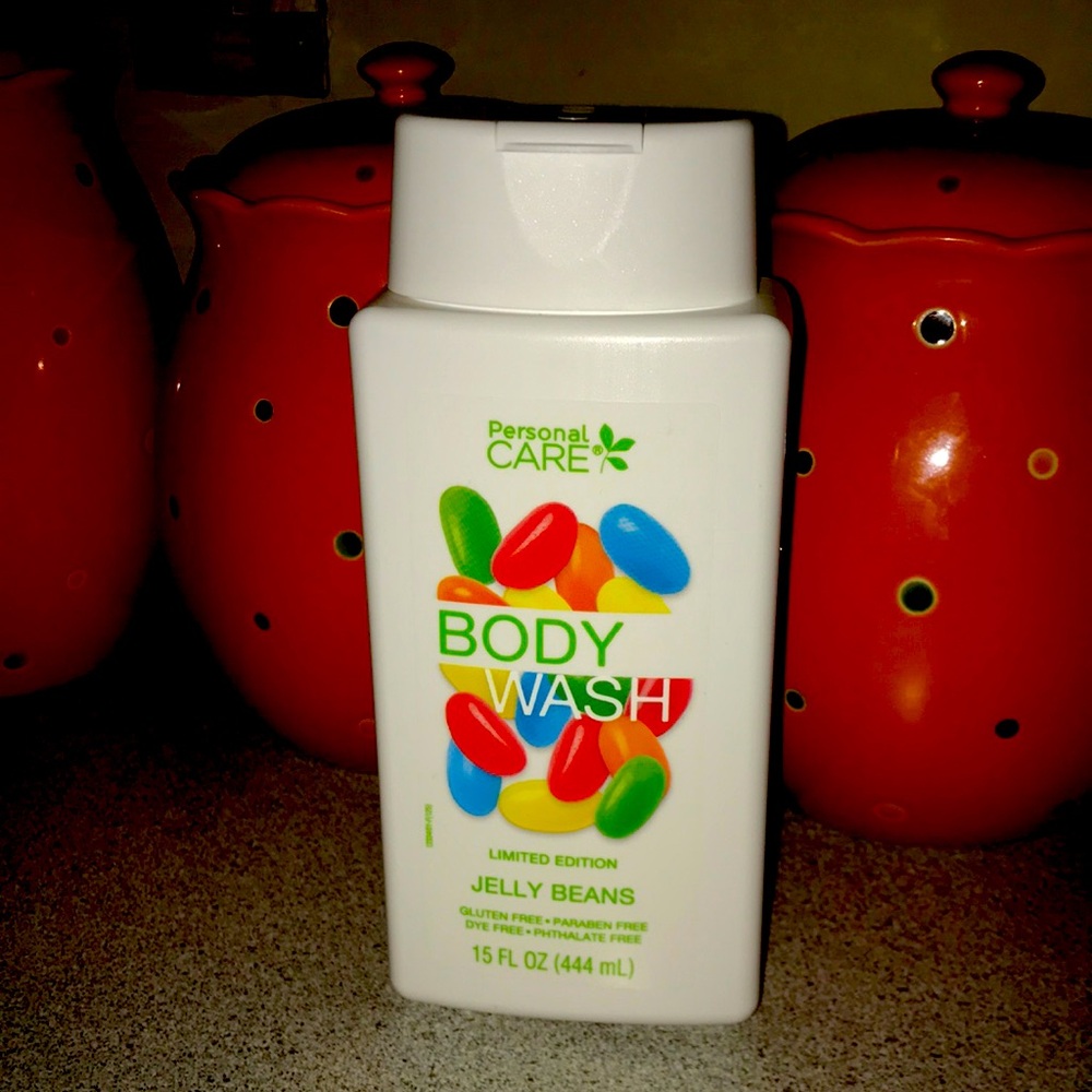 Personal care jelly beans scented paraben free body wash 15oz